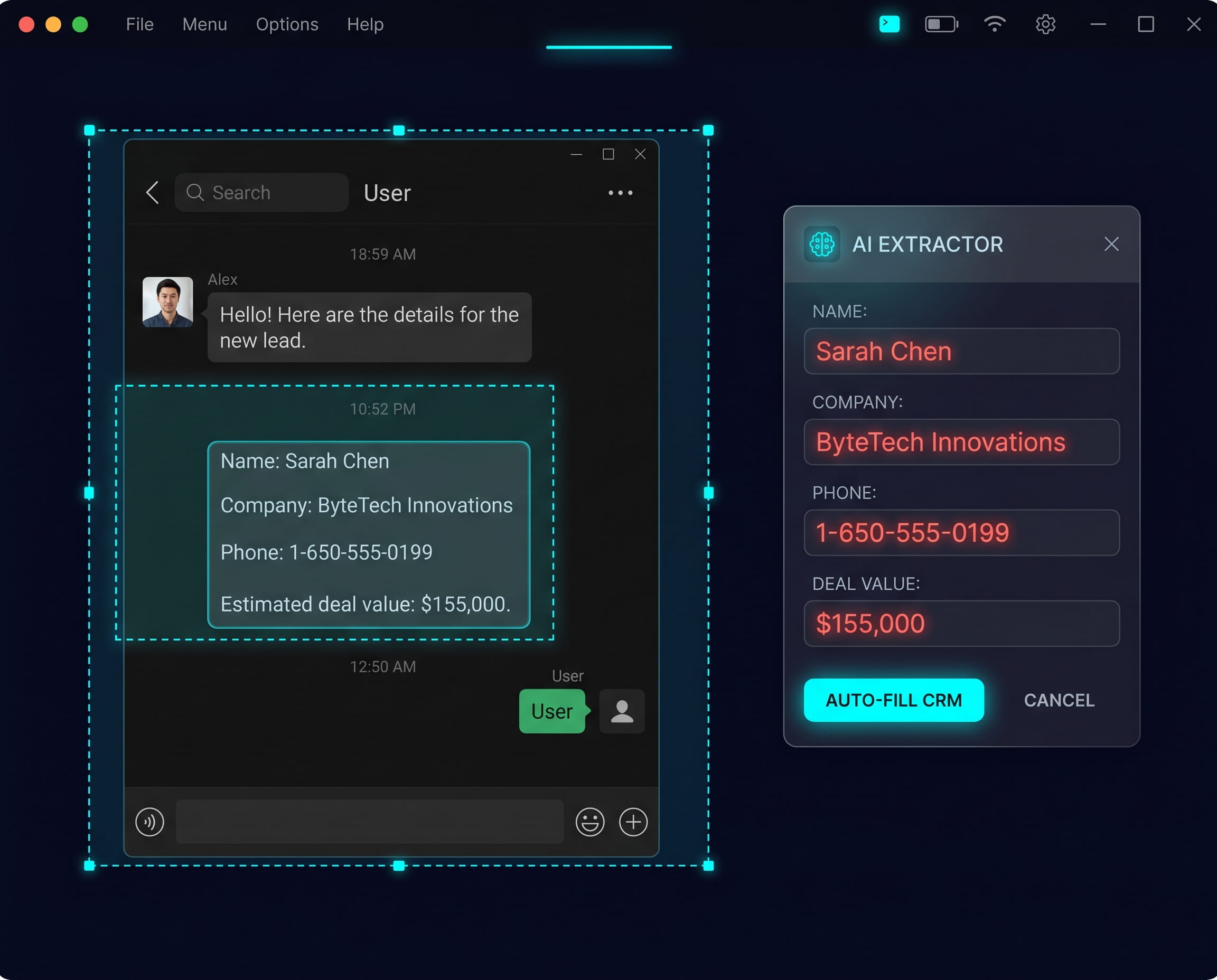 Screenshot to Capture, AI Auto-Identify